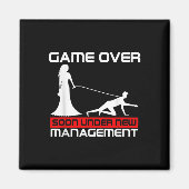 Grappig Spel Over Bruid Gift Bachelorette Wedding  Magneet (Voorkant)