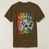 Grappig spel over Kinder videogame van leraar Teru T-shirt (Design voorkant)