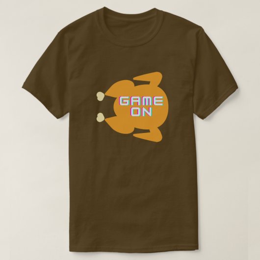 Grappig spel over Thanksgiving T-shirt (Design voorkant)