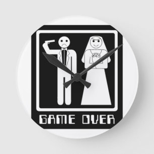 Grappig spel ronde klok