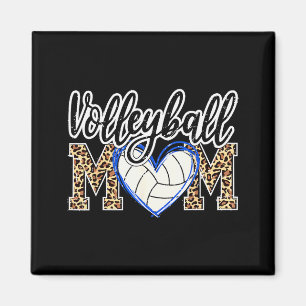 Grappig spel vrouwen volleybal luipaard bal moeder magneet