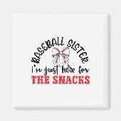 Grappig Speldag Bysebyll Zuster Ik ben er gewoon v Magneet (Voorkant)