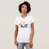 Grappig Sphynx telemarketeer T-shirt (Voorkant volledig)