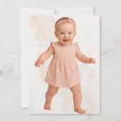 Grappig Spicy Slice Pizza BBQ Foto Eerste Verjaard Kaart (Achterkant)