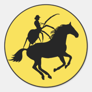 Grappig SPIDO PONA-zelfstandig naamwoord gebruikt Ronde Sticker