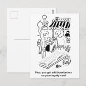 Grappig Spijkerbed Indiase Bazaar Marktplaats Briefkaart (Voorkant / Achterkant)