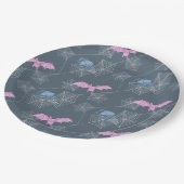 Grappig spin en vleermuizen Halloween feest Papieren Bordje (Gekanteld)