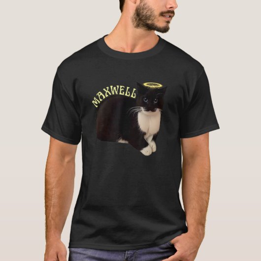 Grappig Spinning Cat Maxwell De Tuxedo Cat Meme 1 T-shirt (Voorkant)