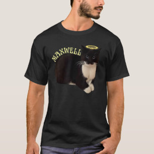 Grappig Spinning Cat Maxwell De Tuxedo Cat meme T-shirt