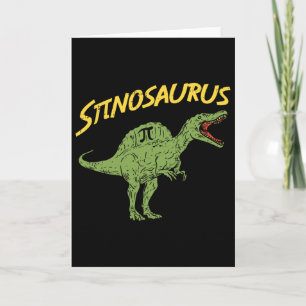 Grappig Spinosaurus Pi-dag T-shirt Wiskunde Dinosa Kaart
