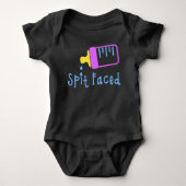 Grappig Spit Faced Baby Bodysuit (Voorkant)
