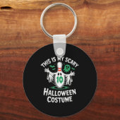 Grappig spook bowling competitie team Halloween hu Sleutelhanger (Voorkant)