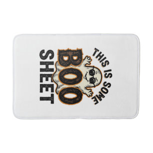 Grappig spook laken vintage Halloween T-shirt Desi Badmat