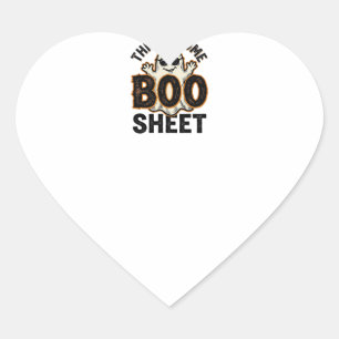 Grappig spook laken vintage Halloween T-shirt Desi Hart Sticker