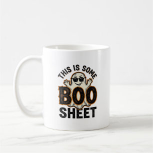 Grappig spook laken vintage Halloween T-shirt Desi Koffiemok