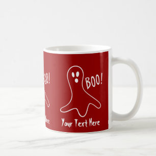 Grappig spook schreeuwen boo halloween spooks koffiemok