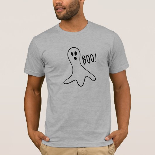 grappig spookbeeld met boedel halloween t-shirt (Voorkant)