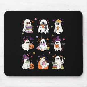 Grappig Spookboek lezen Halloween boeken Lover Tea Muismat