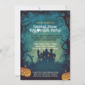 Grappig spookhuis Halloween feest! Kaart (Voorkant)