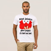 Grappig spookpaprika t-shirt (Voorkant volledig)
