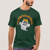 Grappig spookprotest stopt met spookachtig ontwerp t-shirt (Voorkant)