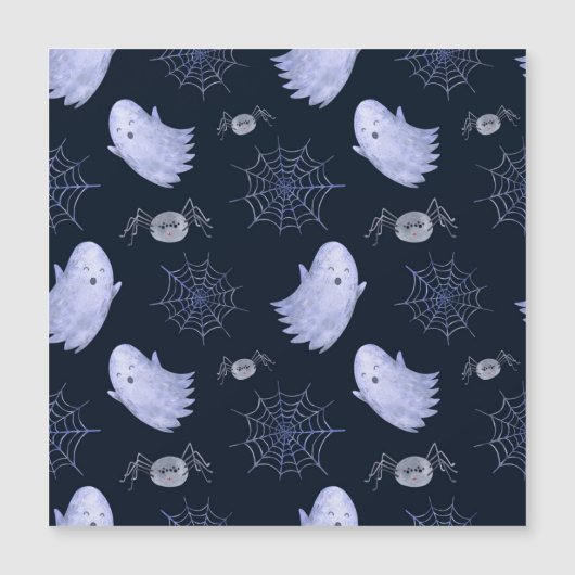 Grappig spookspin Halloween patroon. (Voorkant)
