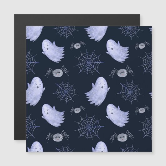 Grappig spookspin Halloweenpatroon. (Voorkant / Achterkant)