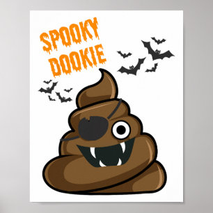 Grappig Spooky Dookie Halloween kostuum voor manne Poster