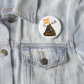 Grappig Spooky Dookie Halloween kostuum voor manne Ronde Button 5,7 Cm (In situ)