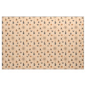 Grappig Spooky Halloween Oranje ontwerp Stof (Fat Quarter)