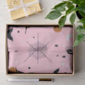 Grappig Spooky Halloween Roze Ontwerp Tissuepapier (Geschenk)