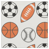 Grappig sportballetpatroon stof (Close Up)