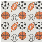 Grappig sportballetpatroon stof (Swatch)