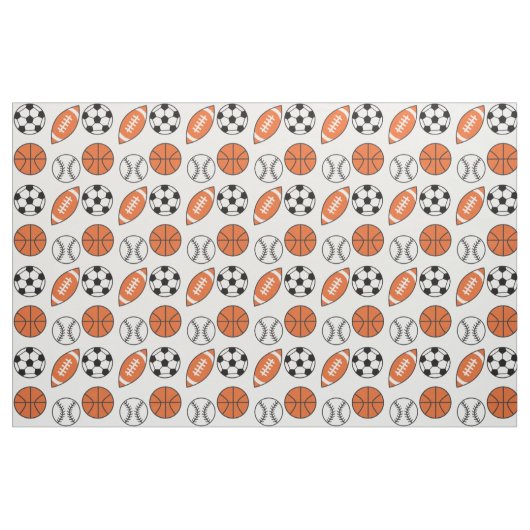 Grappig sportballetpatroon stof (Fat Quarter)
