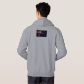 Grappig Spreek AUSSIE aan Mij Australische Vlag Ho Hoodie (Achterkant volledig)