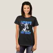 Grappig Springen Ik Spring Om De Gekheid Er Af Te  T-shirt (Voorkant volledig)