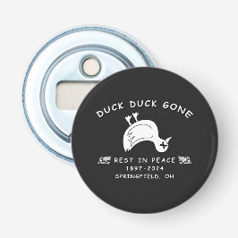 GRAPPIG SPRINGFIELD OHIO DUCK GONE T-SHIRT BUTTON FLESOPENER