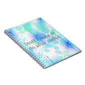 Grappig spul dat ik moet doen na koffie notitieboe notitieboek (Rechterzijde)