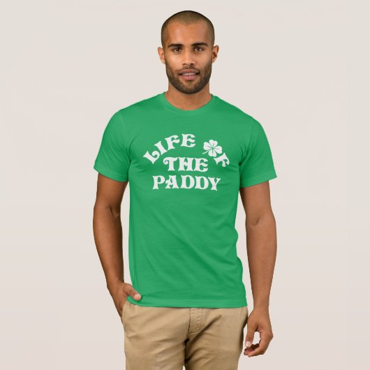 Grappig St Patricks Dagleven van de Paddy Group T-shirt (Voorkant volledig)