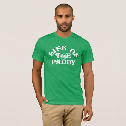 Grappig St Patricks Dagleven van de Paddy Group T-shirt (Voorkant volledig)
