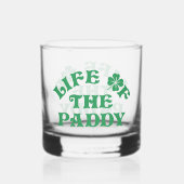 Grappig St Patricks Dagleven van de Paddy Group Whisky Glas (Voorkant)