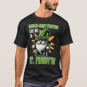 Grappig St. Patrick's Day Design met Gnome T-shirt (Voorkant)