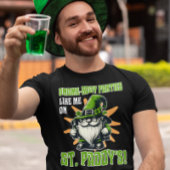 Grappig St. Patrick's Day Design met Gnome T-shirt