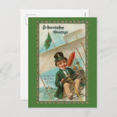 Grappig  St. Patrick's Day Feestdagenkaart (Voorkant / Achterkant)