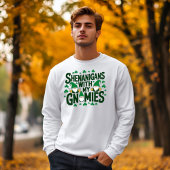 Grappig St. Patrick's Day Gnome Shenanigans Party T-shirt