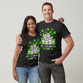 Grappig St Patrick's Day Happy St Cat Tricks Day T-shirt (Unisex)