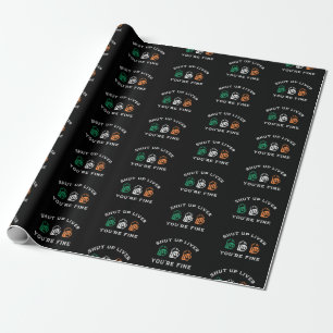Grappig St. Patrick's Day Hou je kop lever je bent Cadeaupapier