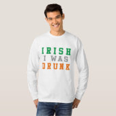 Grappig St. Patrick's Day Iers shirt (Voorkant volledig)