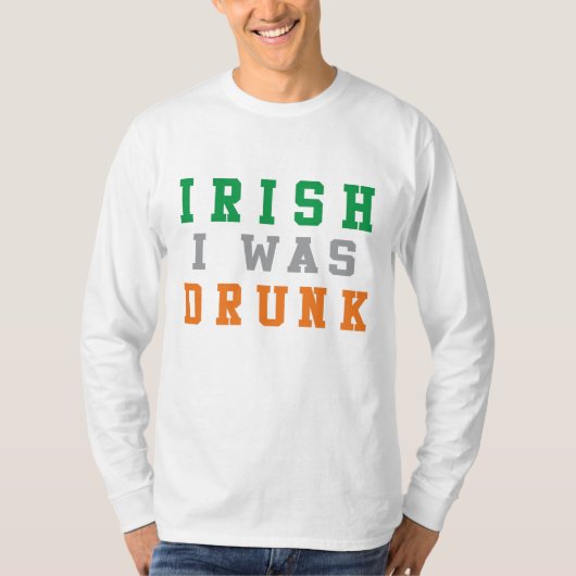 Grappig St. Patrick's Day Iers shirt (Voorkant)