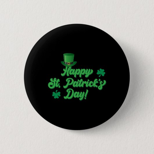 Grappig St Patricks Day Leprechaun Party cadeau Pa Ronde Button 5,7 Cm (Voorkant)